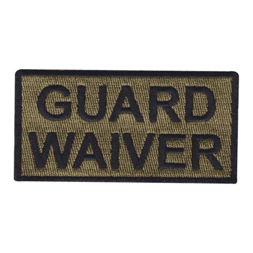 142 AES Guard Waiver Pencil Patch
