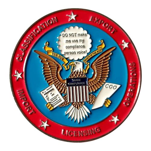 Textron Aviation Trade Compliance Challenge Coin - View 2
