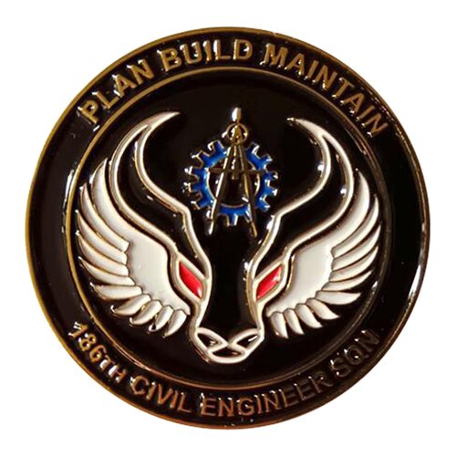 186 CES Prime Beef Challenge Coin