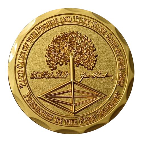 First Sergeant Delira Challenge Coin - View 2