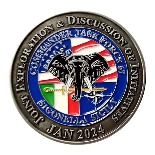 JEDI Commander Task Force 67 Challenge Coin