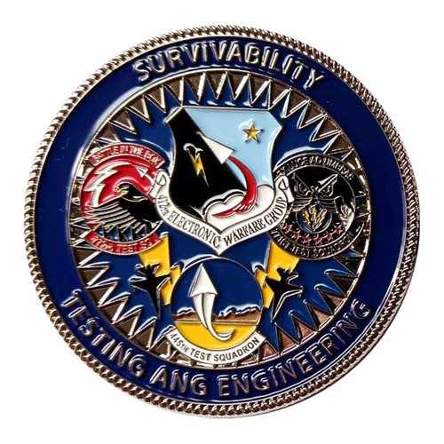 412 EWG Gaggle Commander Challenge Coin - View 2