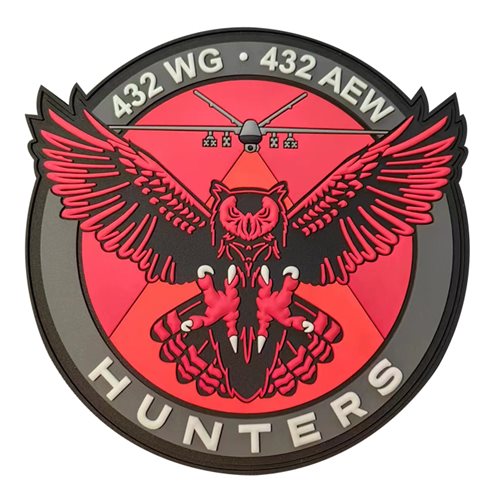 432 WG Hunters PVC Patch | 432nd Wing Patches