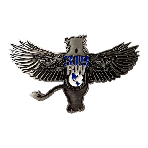 319 RW Griffin Commander Challenge Coin - View 2