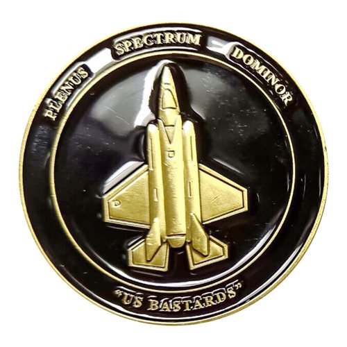 513 EWS F-35 Programming Laboratory Challenge Coin - View 2