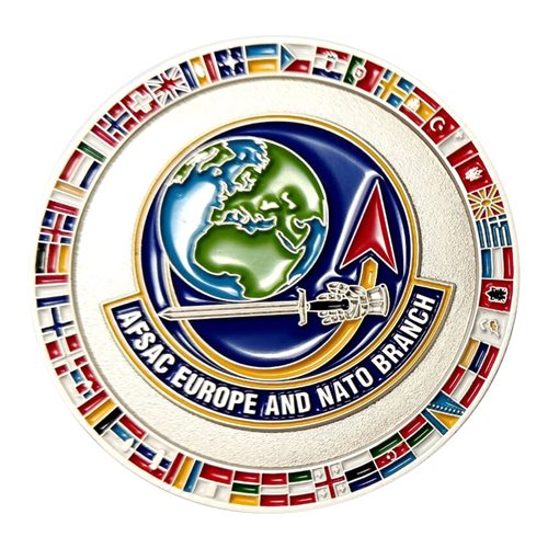 AFSAC Europe NATO Branch Challenge Coin
