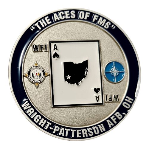 AFSAC Europe NATO Branch Challenge Coin - View 2