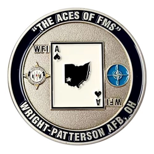 AFSAC Europe NATO Branch Challenge Coin - View 2