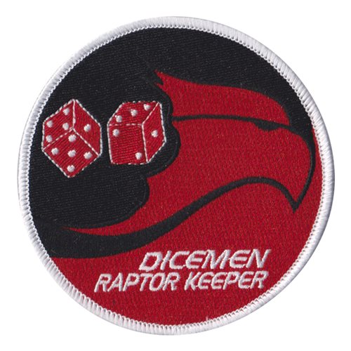 90 FS Dicemen Raptor Keeper Black Patch 