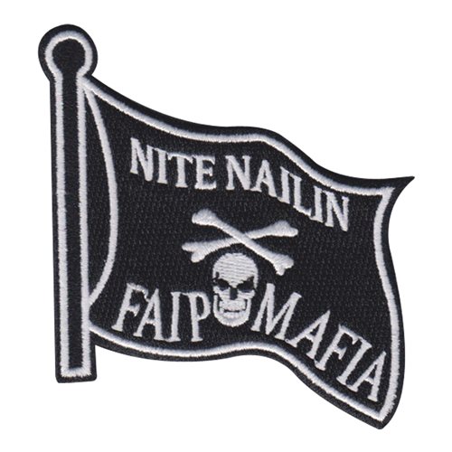 23 FTS Nite Nailin B&W Patch | 23th Flying Training Squadron Patches