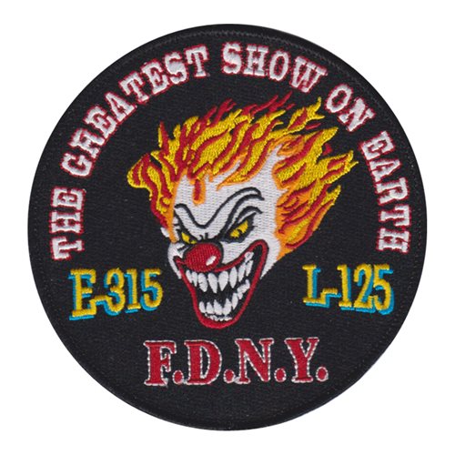 FDNY The Greatest Show On Earth Black Patch