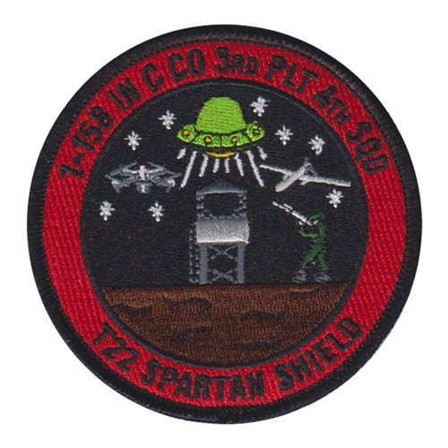C Co 3-158 IN 4 Plt Spartan Patch