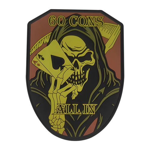 60 CONS Reaper OCP PVC Patch | 60th Contracting Squadron Patches