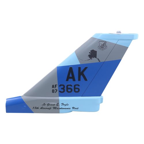 18 AGRS F-16C Falcon Custom Airplane Tail Flash - View 2