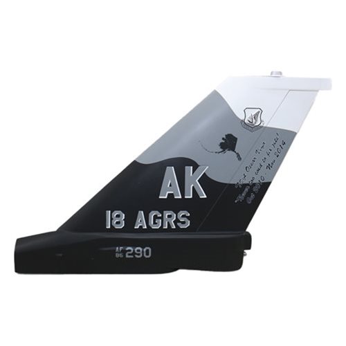 18 AGRS F-16C Falcon Custom Airplane Tail Flash - View 3