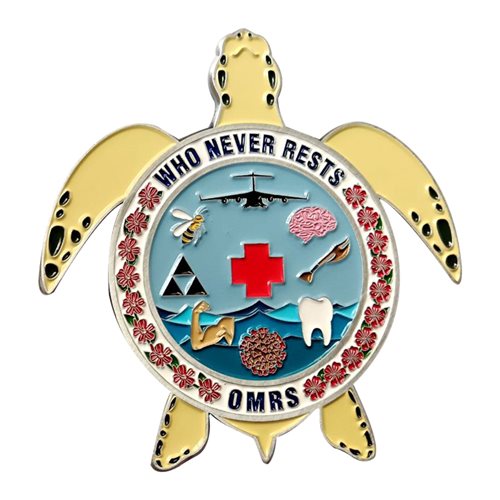 15 OMRS Who Never Rests  Challenge Coin - View 2