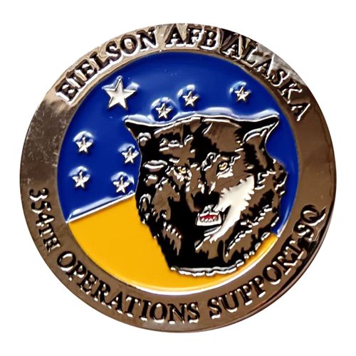 354 OSS Eielson AFB Commander Challenge Coin