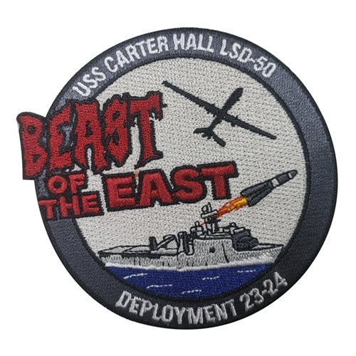 USS Carter Hall LSD-50 Deployment Patch