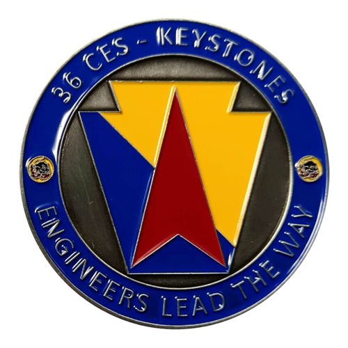 36 CES SI YU'OS MA'ASE Command Challenge Coin - View 2