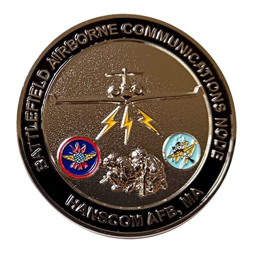 AFLCMC HNAB Battlefield Airborne Communications Node Challenge Coin - View 2