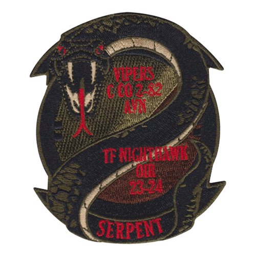C Co 2-82 AVN Vipers Patch