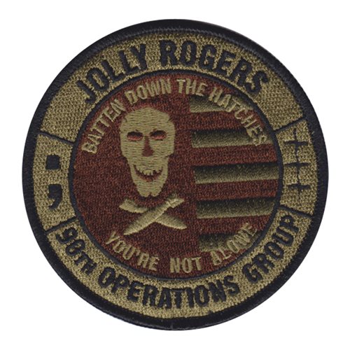 90 OG Jolly Rogers Morale OCP Patch