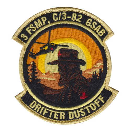 C Co 3-82 GSAB 3 FSMP Drifter Dustoff Patch