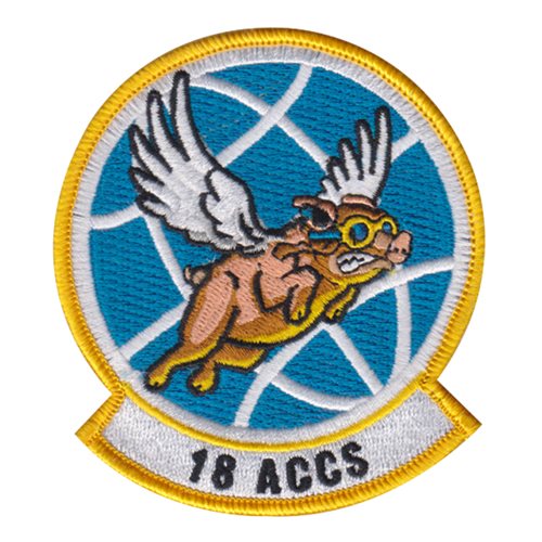 18 ACCS Flying Pig Patch