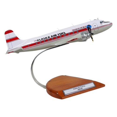 Alaska Air Fuel Douglas DC-4 Custom Aircraft Model - View 4