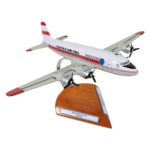 Alaska Air Fuel Douglas DC-4 Custom Aircraft Model - View 5