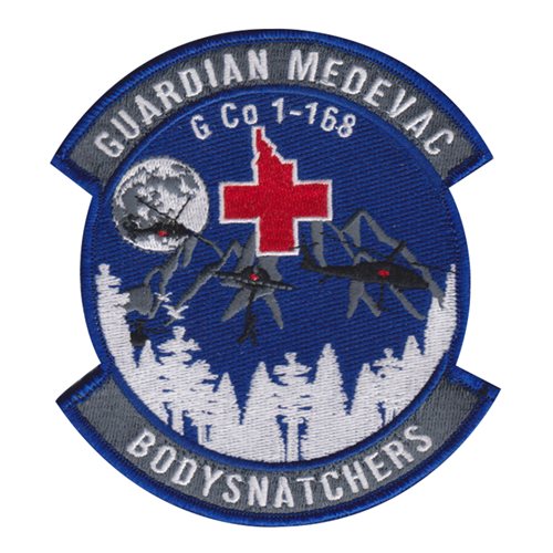 G Co 1-168 MEDEVAC Det 1 Bodysnatchers Patch