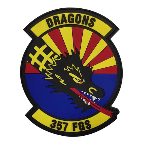 357 FGS Dragon PVC Patch | 357th Fighter Generation Squadron