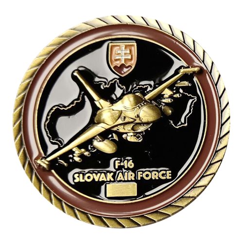Slovakia F-16 Fighting Falcon Challenge Coin