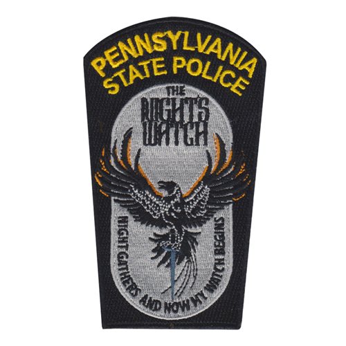 実物 Pennsylvania州警察 パッチ (サブデュード)グリーンOD 2枚 Pennsylvania State Police Patch | Pennsylvania State Police