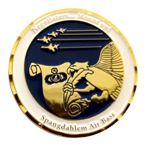 52 CONS Spangdahlem AB Challenge Coin - View 2
