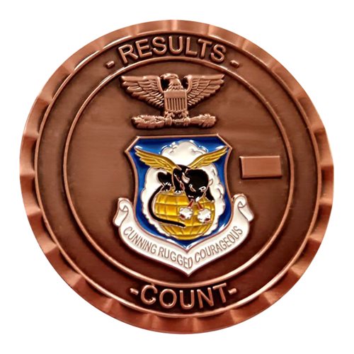 94 AW Results Count Commander Challenge Coin - View 2