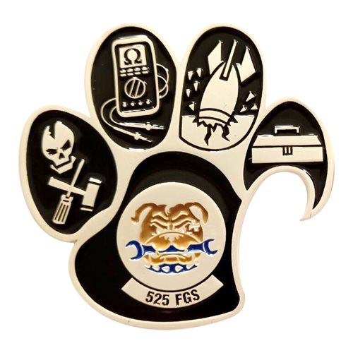 525 FGS YBYSA Bottle Opener Challenge Coin - View 2