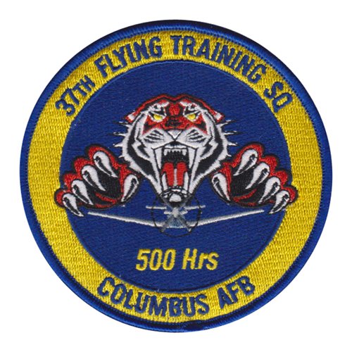 37 FTS Columbus AFB 500 Hours Patch