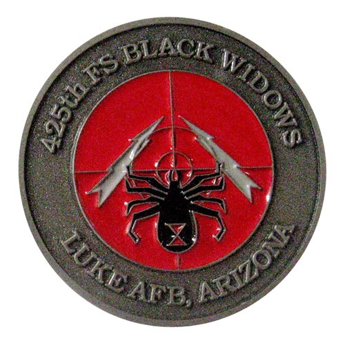 425 FS Crew Dawg Challenge Coin - View 2