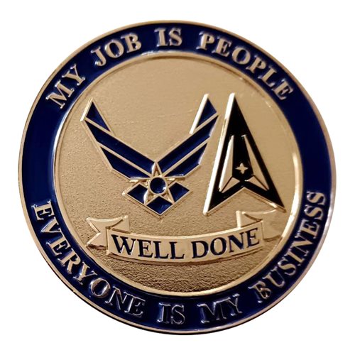 Peterson Schriever First Sergeant Council Command Chief Challenge Coin - View 2