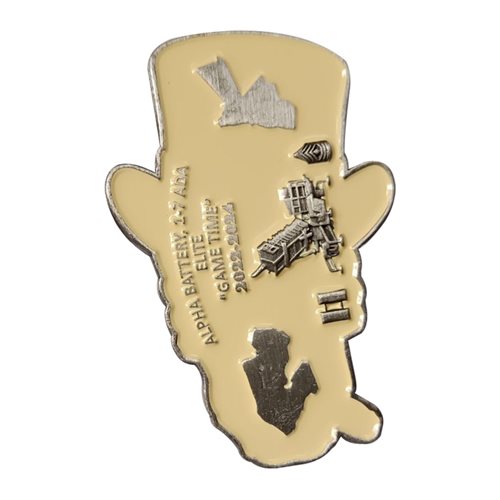 Alpha Battery 1-7 ADA Command Challenge Coin - View 2