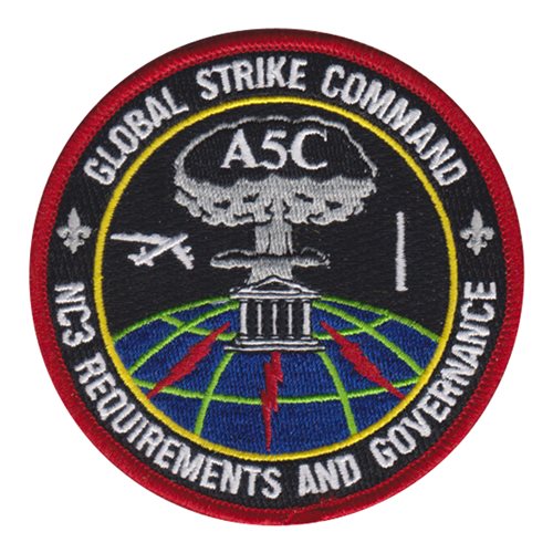 thumbnail image 2 of USAF Global Strike Command ICBM Original Velcro Patch – Air Force Issue 2 of 3