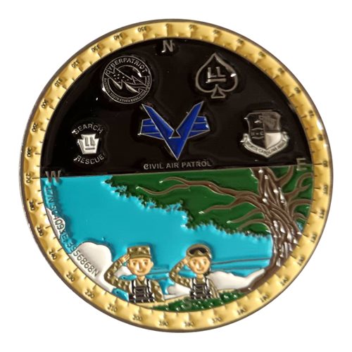 162 Iredell Composite Squadron CAP Challenge Coin - View 2