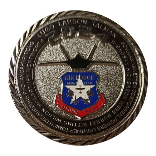 F-22 Demo Team 2024 Silver Challenge Coin - View 2