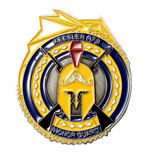 81 FSS Keesler AFB Honor Guard Coin Challenge Coin - View 2