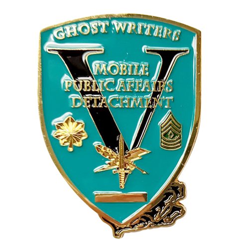 5 MPAD Ghost Writers Commander Challenge Coin - View 2