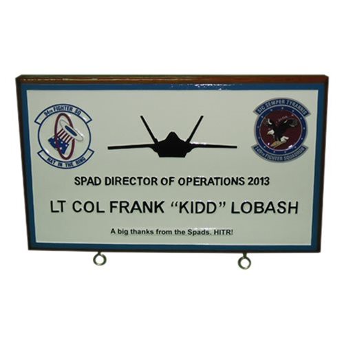 Custom 2-Hook Briefing Stick Rack - View 5