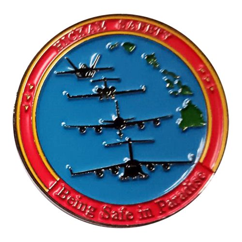 115 WG Hickam Safety Challenge Coin - View 2