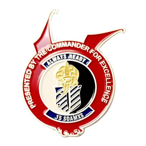 15 SOAMXS Bat Commander Challenge Coin | 15th Special