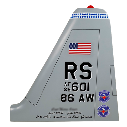 86 AW C-130 Airplane Tail Flash - View 2